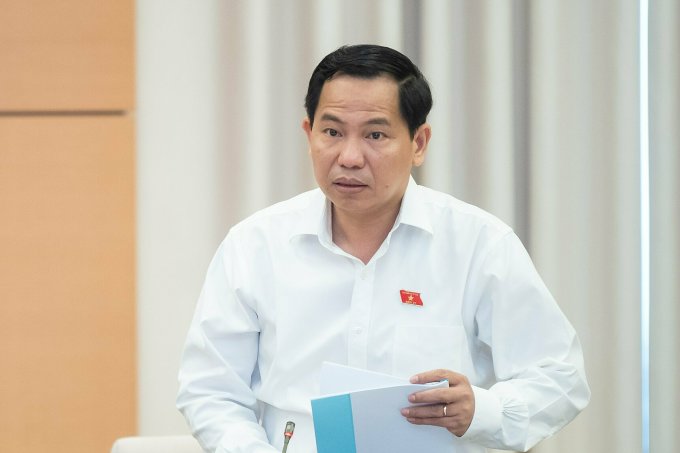 Chủ nhiệm Ủy ban Tài chính - Ngân sách Lê Quang Mạnh. Ảnh: Media Quốc hội