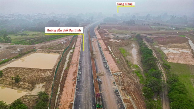 Con đường dài chưa đến 3 km đi qua hàng loạt dự án lớn, nằm giữa 2 tuyến đường nghìn tỷ, dự kiến sắp thông xe - Ảnh 2.
