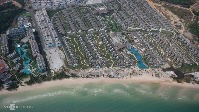 Một khu nghỉ dưỡng ở Phú Quốc vào năm 2021. Ảnh: Ngọc Thành