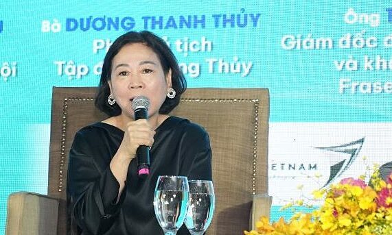 Bà Dương Thanh Thủy, Phó chủ tịch Tập đoàn Trung Thủy. Ảnh: SaigonTimes