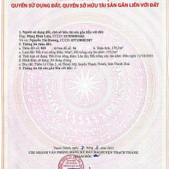 AA01849261 - 180m2 - Thạch Thành, Thanh Hóa