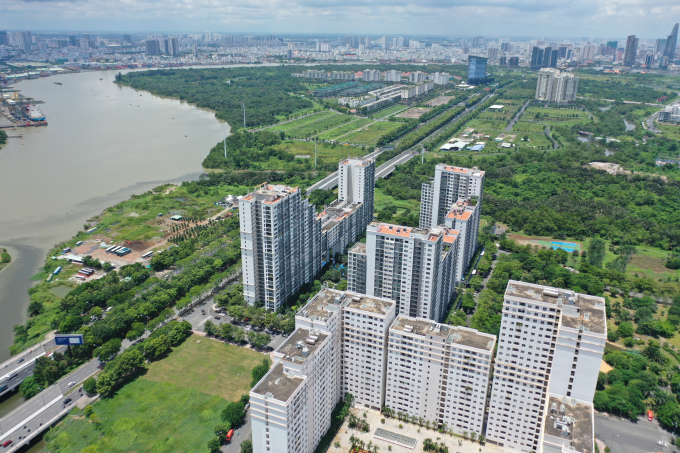 Bất động sản khu Đông TP HCM với các khu chung cư, nhà phố, đất nền ở thành phố Thủ Đức, tháng 8/2024. Ảnh: Quỳnh Trần