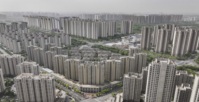 Các chung cư ở Hoài An, Trung Quốc ngày 12/5. Ảnh: AFP