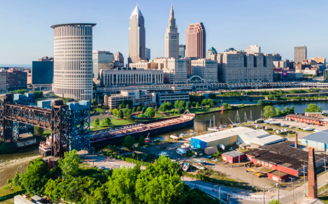 Thành phố Cleveland tại bang Ohio. Ảnh: NY Post