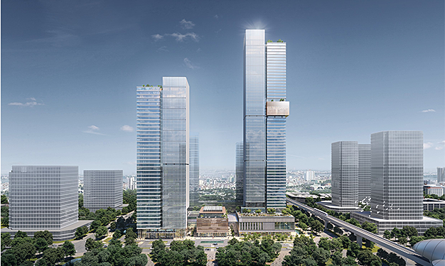 Phối cảnh dự án Landmark 55. Ảnh: TAL