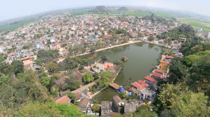 Một góc huyện Quốc Oai, Hà Nội. Ảnh: VGP