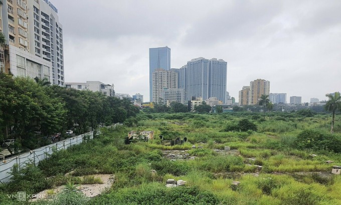 Khu đất tại số 148 Giảng Võ tháng 7/2024. Ảnh: Võ Hải