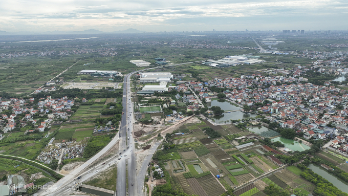 Đường liên kết vùng Hà Nội - Hưng Yên, tháng 6/2024. Ảnh: Phạm Chiểu