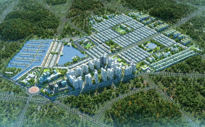 Phối cảnh một dự án tại Long An của Vinhomes dự kiến triển khai trong năm nay. Ảnh: VHM