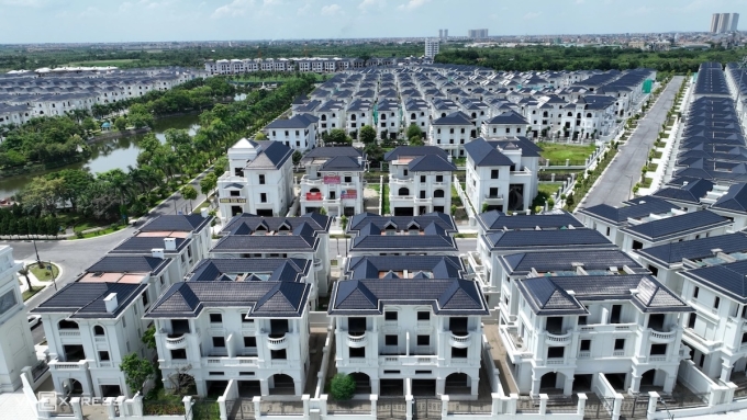 Một khu đô thị có nhiều phân khu thấp tầng tại phía Tây Hà Nội. Ảnh: Phạm Chiểu