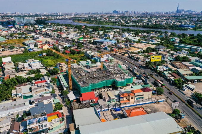 Một dự án đang triển khai tại Bình Dương, tháng 4/2025. Ảnh: Phương Uyên