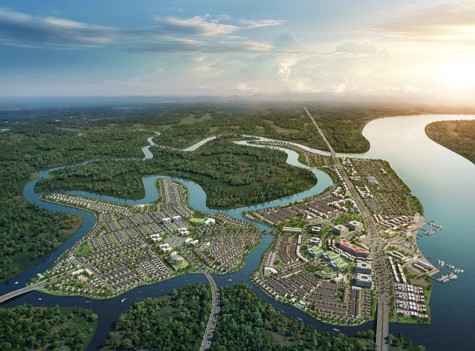 Dự án Aqua City thuộc phân khu C4 tại TP Biên Hoà. Ảnh: Novaland