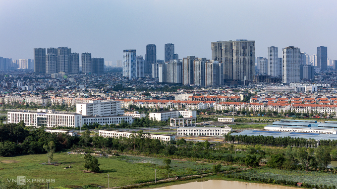 Bất động sản khu vực trung tâm Hà Nội. Ảnh: Giang Huy