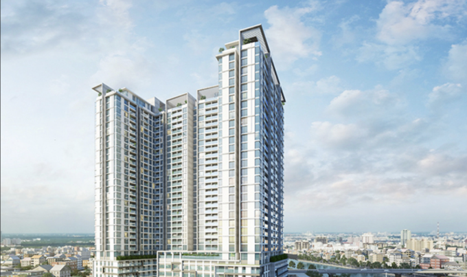 Phối cảnh dự án Milennium 132 Bến Vân Đồn, quận 4. Ảnh: Phát Đạt