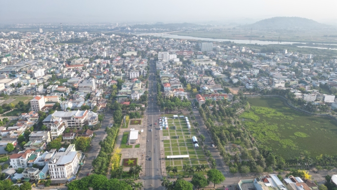 Sông Trà Khúc tại tỉnh Quảng Ngãi. Ảnh: Phạm Linh