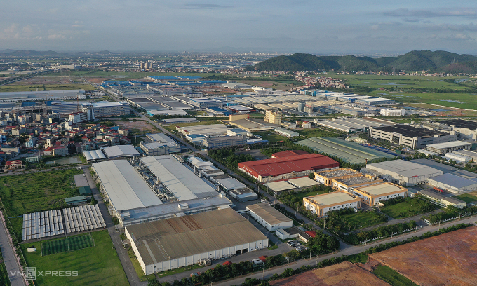 Một khu công nghiệp ở tỉnh Bắc Ninh. Ảnh: Thanh Hải