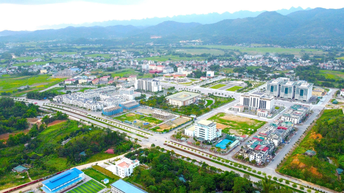 Một góc thành phố Cao Bằng. Ảnh: SGO Đại Dương