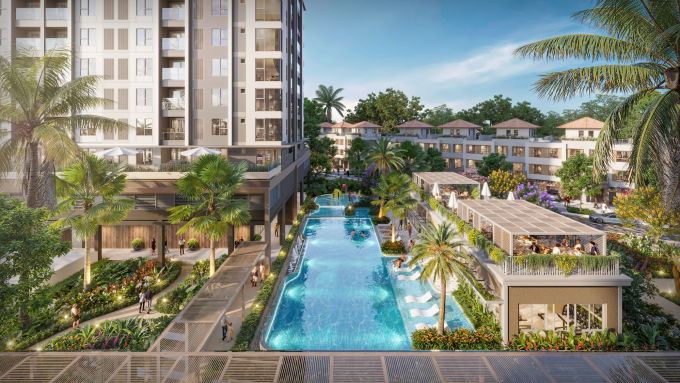 Phối cảnh hệ tiện ích nội khu tại Trellia Cove. Ảnh: Nam Long
